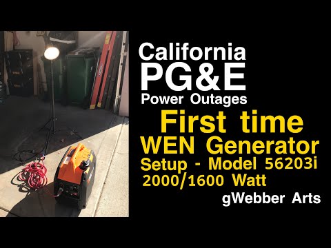 WEN 56203i Generator First Time Setup &amp; Review